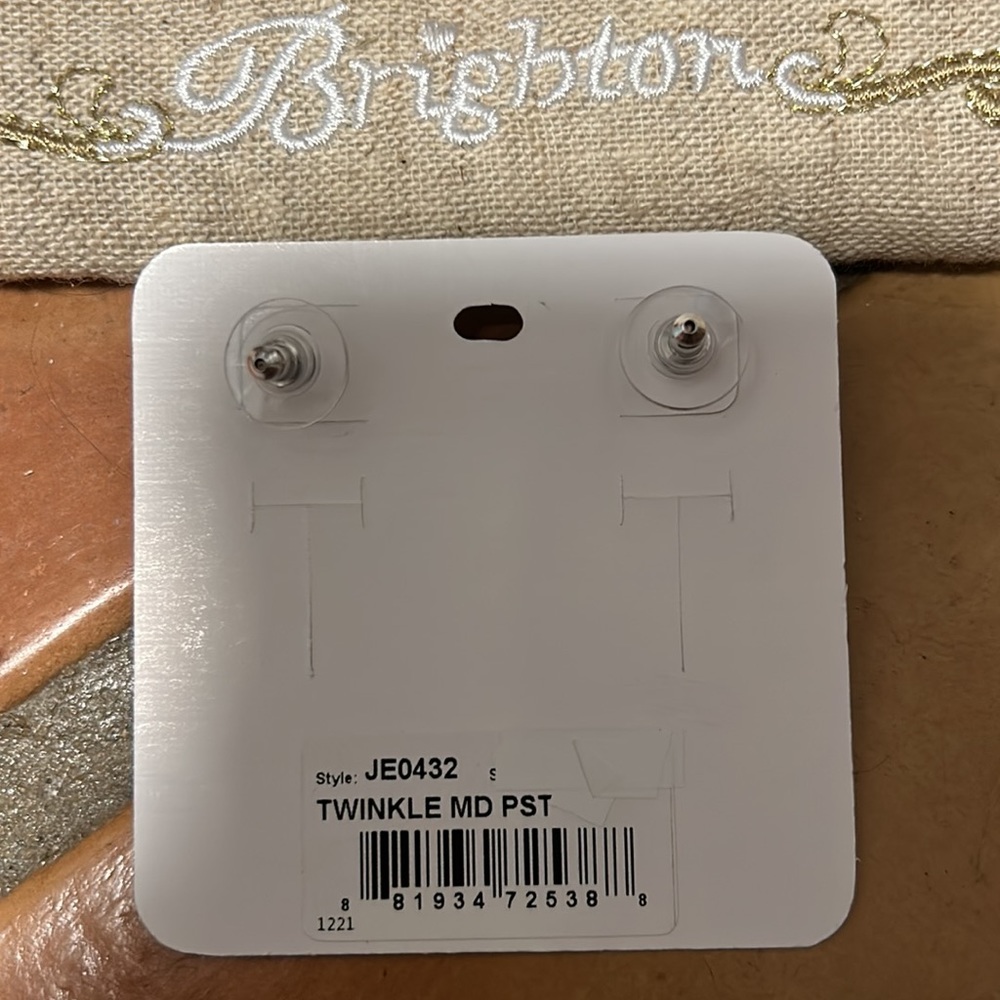 Brighton Twinkle Stud Earrings Mini Post Clear Cr… - image 2